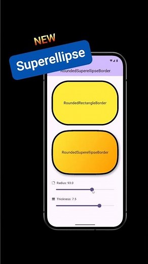 Superellipse widgets || Flutter tutorial