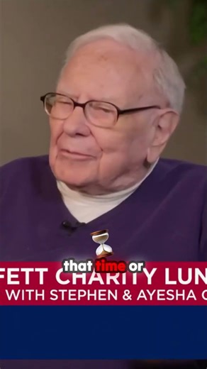 Warren Buffett reveals the honest reason he finally slowed down.