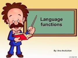 LANGUAGE FUNCTIONS