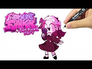 How to draw friday night funkin, How to draw friday night funkin characters, how to draw sarvente