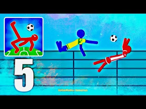 Stickman Football ⚽ #5 CRAZY GOALS! (Android & iOS)