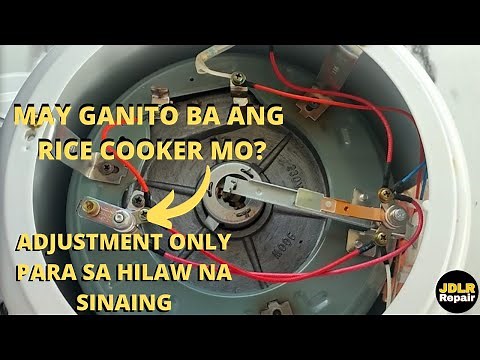 How to repair rice cooker: No Power Hilaw ang Sinaing