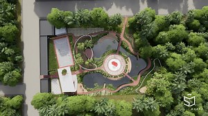 1.3K reactions · 155 shares | Experience the serene beauty of our latest park design through this immersive animation! With modern architecture nestled in lush greenery, this project brings harmony between built form and nature to life. | Studio Dhaka | Facebook