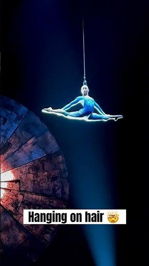 MIND-BLOWING AERIAL HAIR PERFORMANCE 🧘🏻‍♀️ #cirqueart #cirquedusoleil #luzia