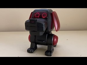 Tiger Electronics 1999 Robo-Chi Pets - Poo-Chi - Black & Red