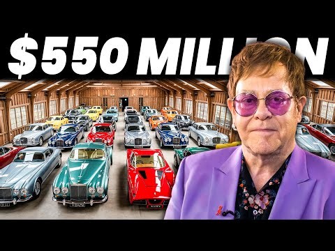 Elton John has the ULTIMATE Classic Car Collection