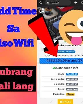 Add time | piso wifi