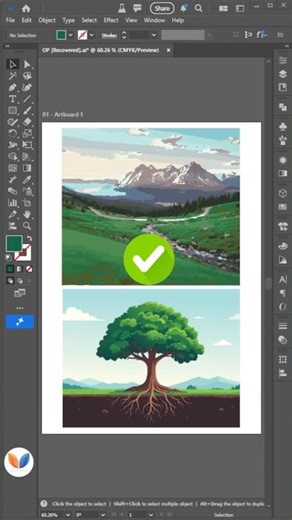 Adobe Illustrator 2025 Tips - How to Recolor Any Object From Image #vipulgraphics