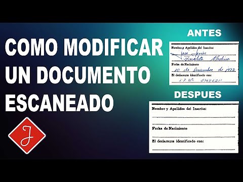 Cómo Editar y Modificar un Documento Escaneado Fácilmente