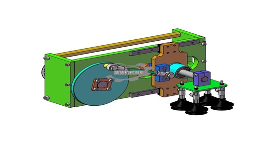 180度翻转机构3D模型图纸下载_机械数模资料