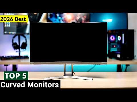 Top 5 Best Curved Monitors in 2026 (For Gaming & Work!)