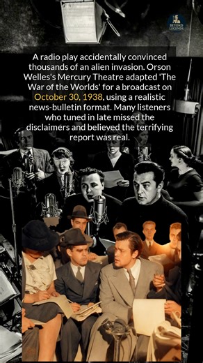 The 1938 alien invasion panic was a newspaper-fueled myth. #history #historyfacts #waroftheworlds | Beyond Legends