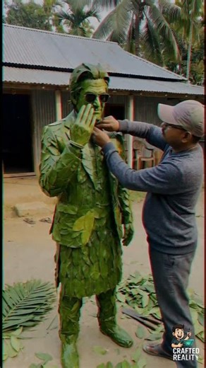 Nature-Themed Human Sculpture 🍃 | AI Visual Art