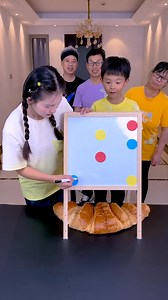 Who Can Complete The Line Without Crossing? 😂 #Funnyfamily #Partygames | Family Games Media