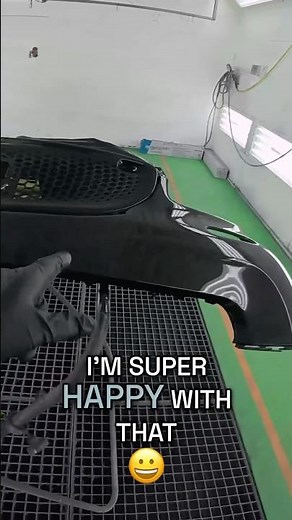 Spraying automotive clear coat like glass with the PRECISION-6 PRO HVLP Electric Painting System.