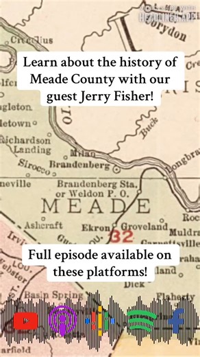 In this first episode of our two-part series, we sit down with historian Jerry Fischer to explore the early history of Meade County, Kentucky. From its founding along the Ohio River to the lives of its first settlers, we discuss how geography, frontier challenges, and community building shaped Meade County’s identity. Discover the county’s role in Kentucky’s growth and the unique stories that set it apart in the Bluegrass State. #KentuckyHistory #MeadeCounty #history #podcast #kentucky | Kentuck