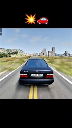 ​Mercedes E320 NO BRAKES Challenge! 🤯 Extreme Crash & Drive-Off