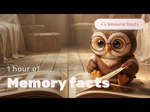 1 Hour of Memory Facts for Deep Sleep with Binaural Beats