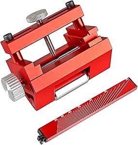 Honing Guide for Chisels and Planes,Adjustable Chisel Sharpening Jig,Fixed Angle Knife Sharpener Tool,Knife Honing Guide Clamping Planer Blade for Chisels and Planes