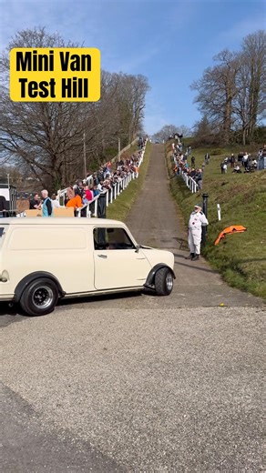 Mini Van takes on the test hill! #car #mini #family #fun