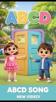 👉 ABC Song for Kids | A to Z Alphabet Learning with Magical Doors | #kidssong #cartoon #abcd