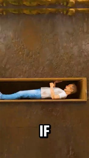 How to Escape If Buried Alive #shorts #survival #buriedalive #lifehacks #physics #scaryfacts