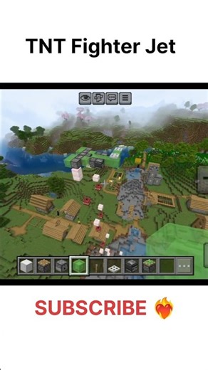 Minecraft: How to build a 💣TNT Fighter Jet✈️ in Minecraft - Minecraft 💣TNT Fighter Jet✈️#minecraft🌿