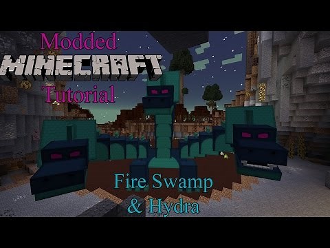 Modded Minecraft Tutorial - Fire Swamp and Hydra