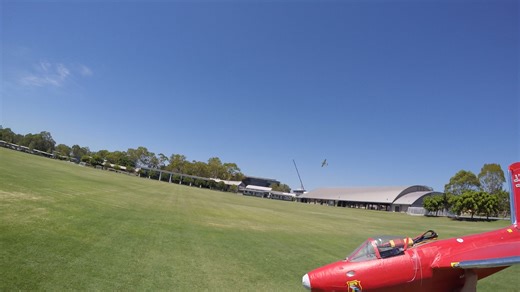 This little hotrod was cut on the College's CNC hot wire cutter. Battery is a 3S 2200mAH LiPo. The CNC is controlled by a CNC3D Nighthawk CNC controller. The Komet was designed using DevFusFoam and DevWingFoam which generates the G-code which the Nighthawk uses. | Mueller College Aviation & MUROC