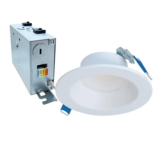 Reviews for HALO LCR4 4 in. Soft White Selectable CCT Integrated LED Recessed Light With Round Surface Mount White Trim Retrofit Module | Pg 2 - The Home Depot