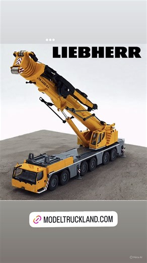 -Liebherr LTM 1400-6.1 crane,WSI Truck Models,1:87 scale , link in comments | Modeltruckland - modellismfangreece
