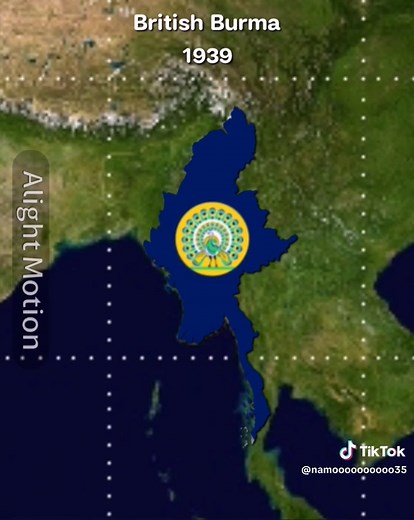 Bản đồ tiến hóa của Myanmar qua các thời kỳ