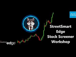 StreetSmart Edge Stock Screener Workshop