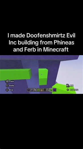Doofenshmirtz Evil Inc! #shorts #minecraft