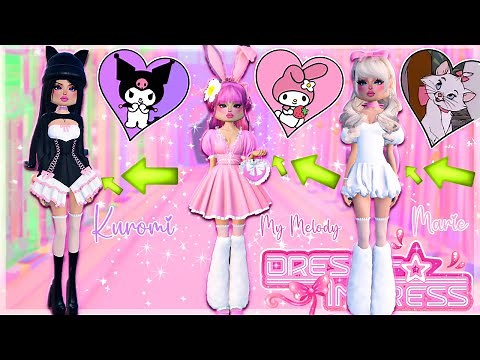 Recreating My Favorite Characters In Dress To Impress