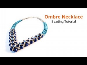 How To Make A Beaded Necklace - Stunning Right Angle Weave Tutorial
