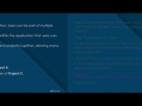 Display Projects for Users in Rails with Active Record Queries
