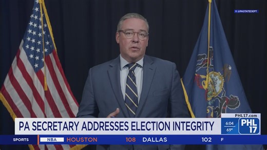 PA Department of State addresses concerns over election, voter fraud