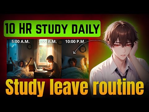 How I Study 8–10 Hours During Study Leave (MALAYALAM)