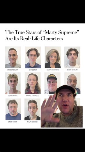 Casting my own list of New York celebs for cameos in a (gayer) version of #MartySupreme