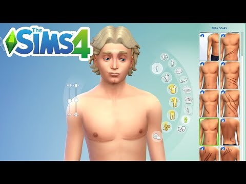 How To Add Top Surgery Scars (No CC/Mods, Base Game Free Update, Existing Sim) - The Sims 4