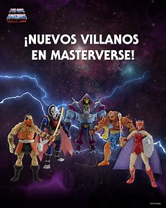 8.4K views · 783 reactions | Épicas batallas están a punto de suceder en Masterverse!  Conoce las nuevas figuras de héroes y villanos y siente todo el poder. ⚔️ | Masters of the Universe | Facebook
