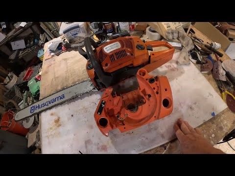 Husqvarna 455 Rancher Gas Tank replacement Part 1