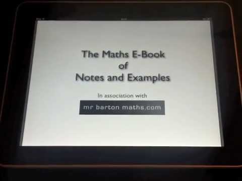 The Maths eBook of Notes and Examples