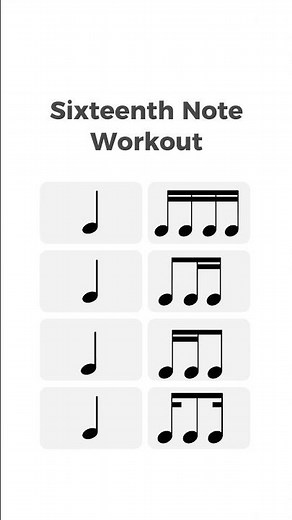 Sixteenth Note Workout