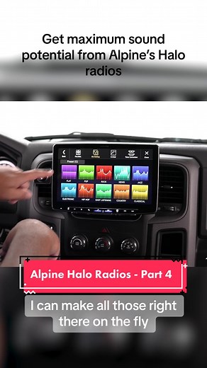 Get maximum potential out of your sound system with Alpine’s Halo radios. Part 4 of 4 #alpinesound #fyp #alpinehalo #halo11 #halo9 #ilxf511 #ilxf509 #ilx507