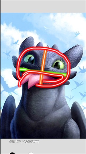 How to draw Toothless 🤯🔥 step by step drawing for beginners #drawing #toothless #shorts