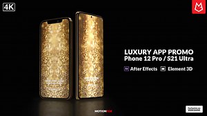 Luxury Mobile App Promo | Element 3D
