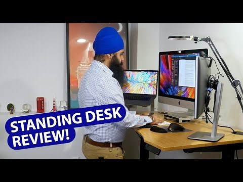Fully Jarvis Standing Desk Review (48x30 Bamboo Top) // The BEST Standing Desk for Home Office