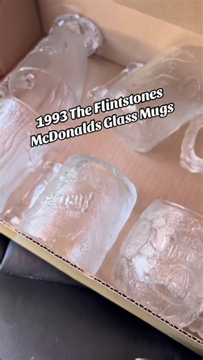 775K views · 17K reactions | Facebook Marketplace for the win! 1993 The Flintstones McDonalds Glass Mugs #theflinstones #facebookmarketplace #90snostalgia #mcdonalds #90sthrowback #happymeal #coolfinds #memoryunlocked | CPJ Collectibles | Facebook